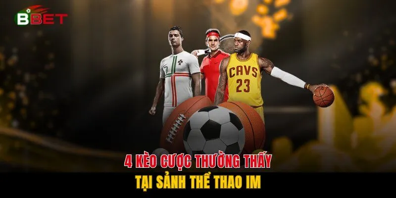 4 kèo cược thường thấy tại sảnh thể thao IM