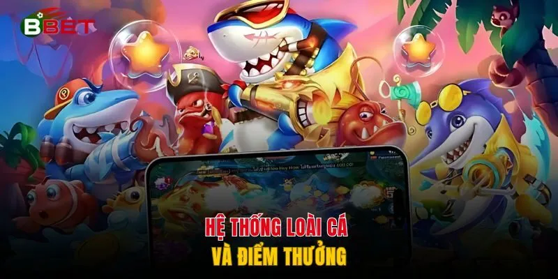 Hệ thống loài cá và điểm thưởng